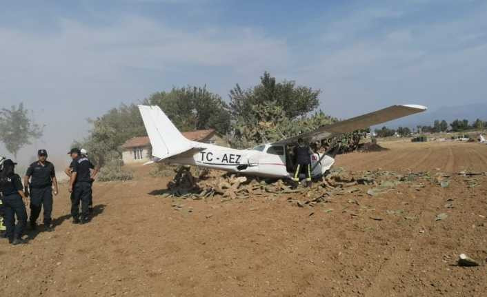 Antalya’da eğitim uçağı kazası