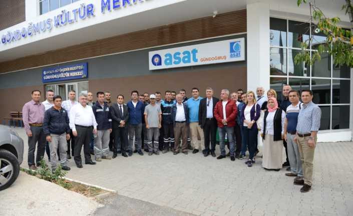 ASAT Heyeti, Gündoğmuş ve Manavgat yatırımlarını inceledi