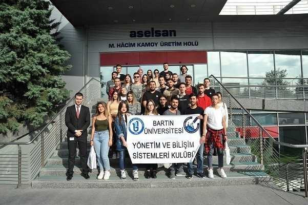 Bartın Üniversitesi öğrencileri ASELSAN’ı ziyaret ettiler