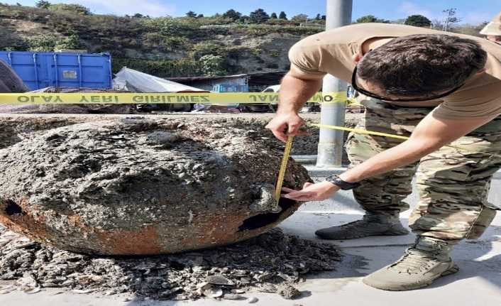 Beykoz Riva’ da balıkçıların bulduğu mayın, SAS timi tarafından imha edildi