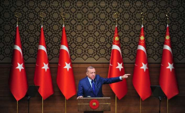 Cumhurbaşkanı Erdoğan: “Barış Pınarı Harekatı ile tam manasıyla takke düşmüş kel görünmüştür”