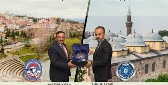 Emet Belediyesi ile Bursa Büyükşehir Belediyesi arasında kardeş şehir anlaşması