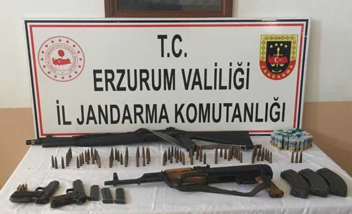 Erzurum’da kaçak silah operasyonu