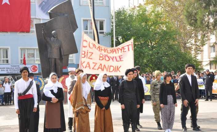 Gaziantep’in ilçelerinde Cumhuriyet coşkusu