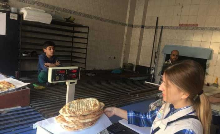 Gaziantep’te ekmek gramaj denetimleri