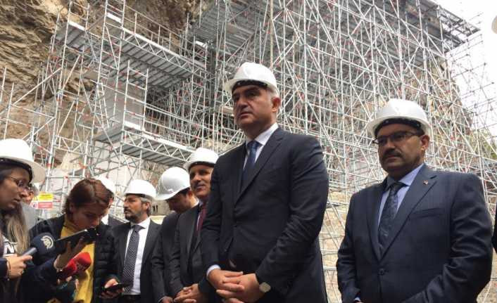Kültür ve Turizm Bakanı Ersoy: “Sümela Manastırı’nın 2. etabını da önümüzdeki 2020 yılı Mayıs ayında ziyarete açacağız”