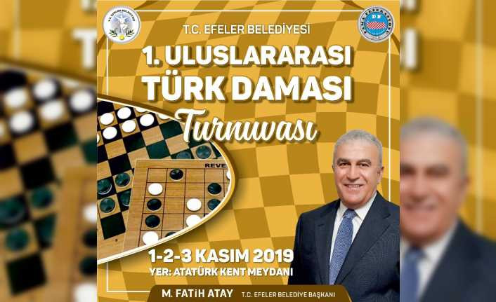 Uluslararası Türk Dama Turnuvası başlıyor