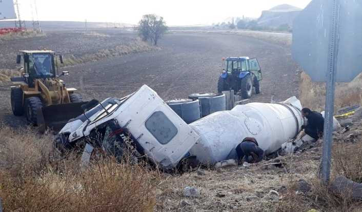 Yozgat’ta beton mikseri devrildi: 1 ölü