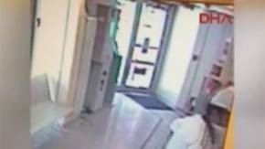 Şişli'deki banka soygunu kamerada